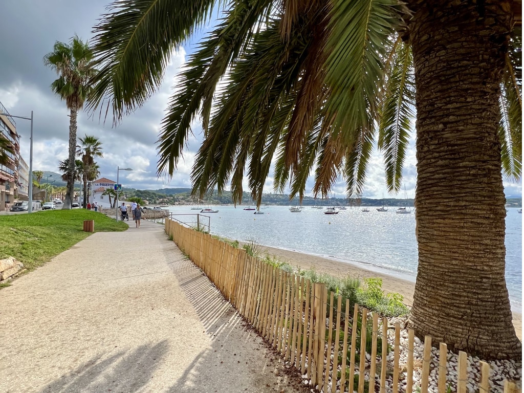 Vue panoramique de la mer à Bandol
